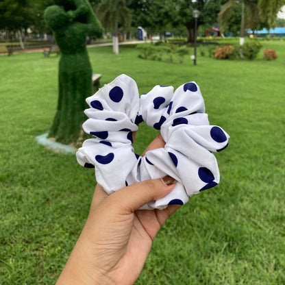 Polkadot - White & Blue